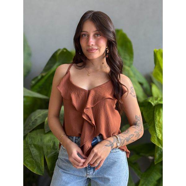 Blusa Bata Raquel CAPUCCINO
