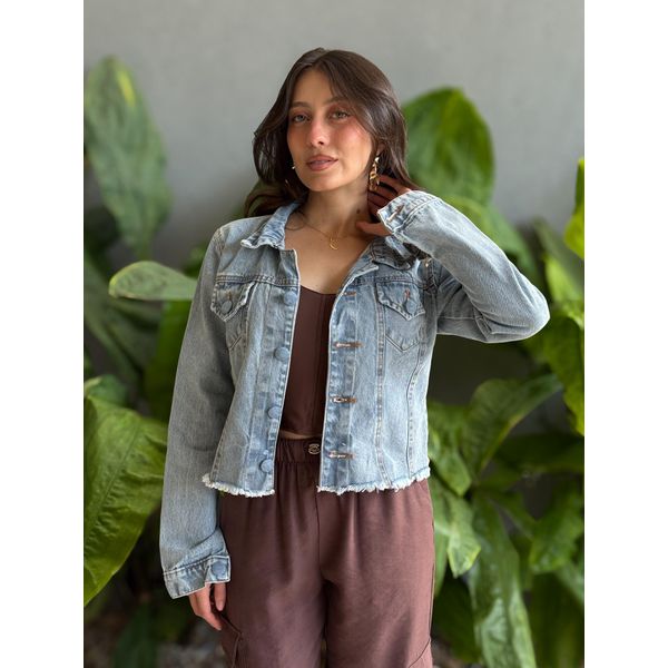 Jaqueta Jeans 0319 LAVAGEM CLARA 