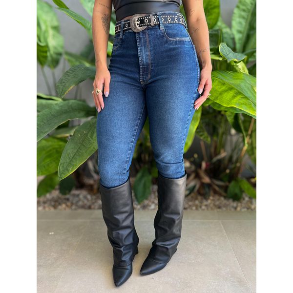 Calça Jeans Skinny Carmen 2428 LAVAGEM ESCURA 
