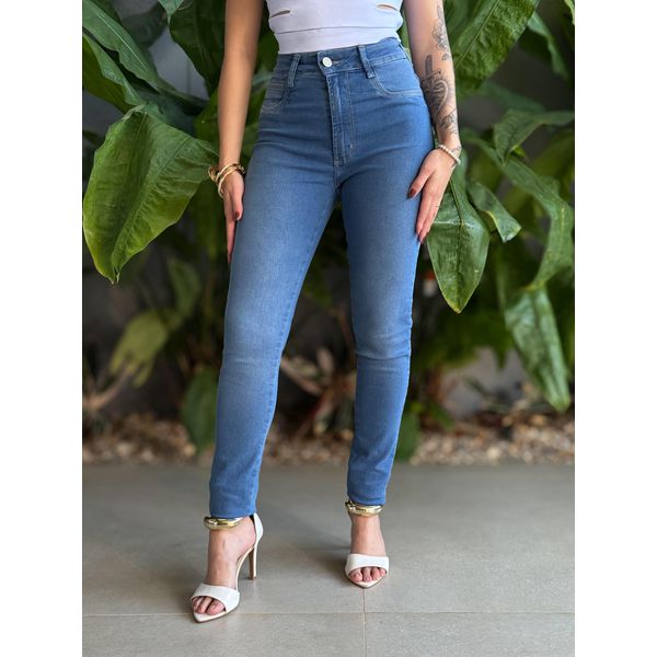 Calça Jeans Skinny Carmen 2416 LAVAGEM MEDIA 