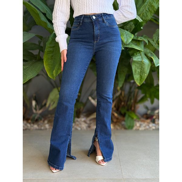 Calça Flare Mokkai LAVAGEM ESCURA 