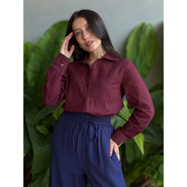 Camisa Helena VINHO