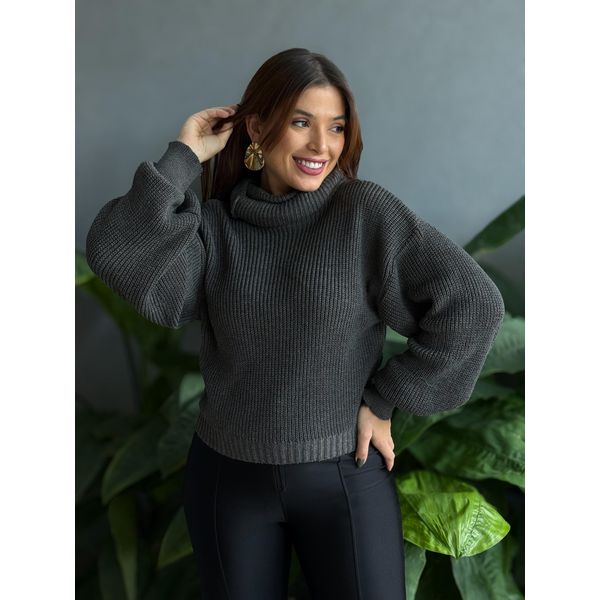 Tricot Elisa CINZA CHUMBO