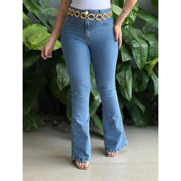 Calça Jeans Flare Nexxo 05 LAVAGEM CLARA 