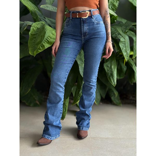 Calça Jeans Flare Bootcut 2402 LAVAGEM ESCURA 