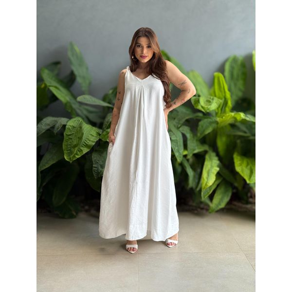 Vestido Longo Sabrina OFF WHITE