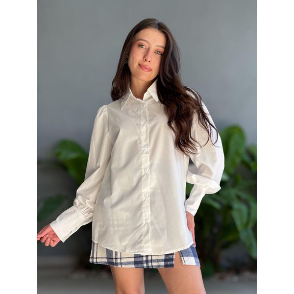 Camisa Sueli OFF WHITE