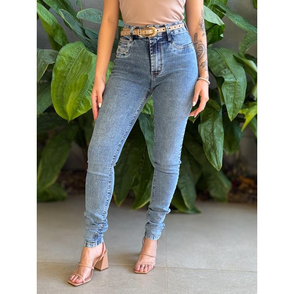 Calça Jeans Skinny Carmen 2370 LAVAGEM MEDIA 