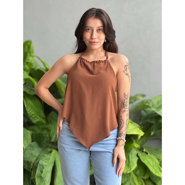 Blusa Miriã Frente Única MARROM