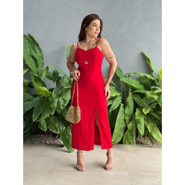 Vestido Midi Nina VERMELHO