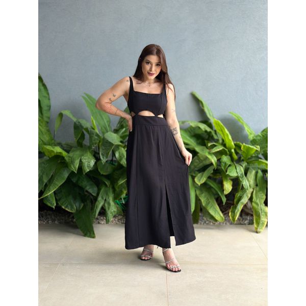 Vestido Midi Jhenifer PRETO