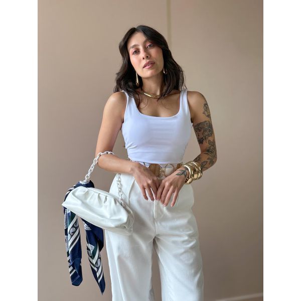 Regata K2B Aselene com Bojo BRANCO