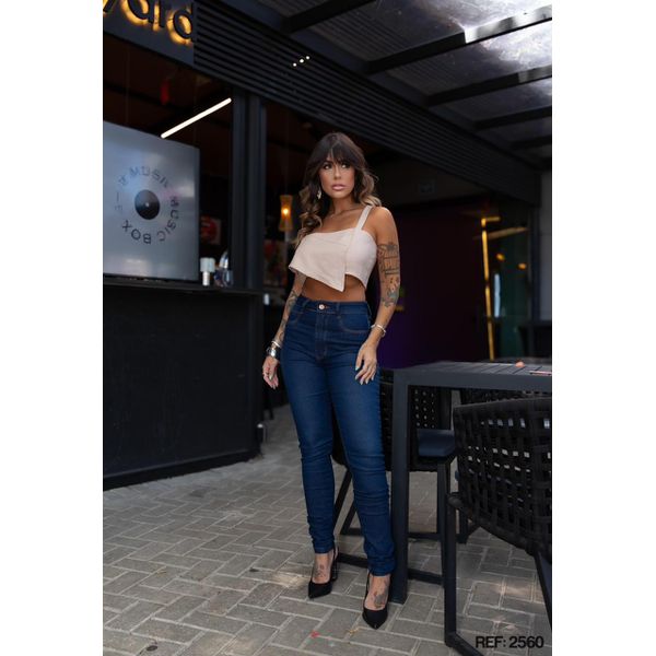 Calça Jeans Skinny Carmen 2560 LAVAGEM ESCURA 