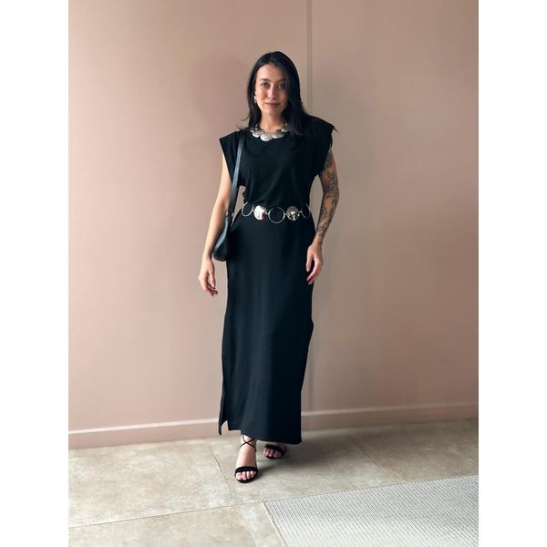 Vestido Midi Muscle PRETO