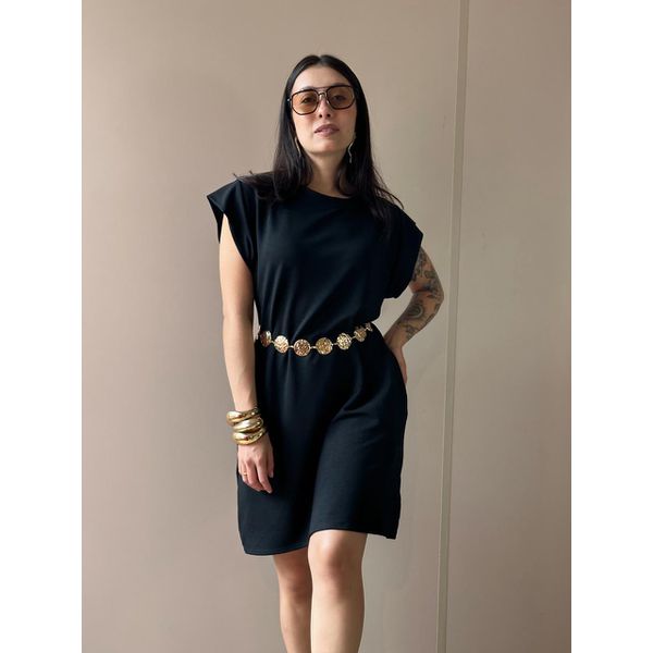 Vestido Muscle Curto PRETO