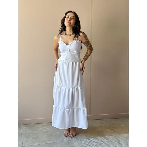 Vestido Midi Fatima BRANCO