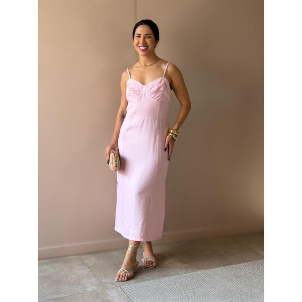 Vestido Midi Aurora ROSA BEBE