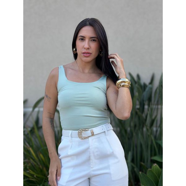 Regata Erica em Poliamida VERDE MENTA