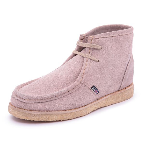 Bota London High Creme