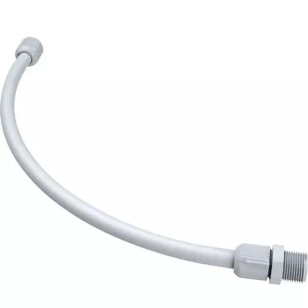 Engate Flexível Amanco PVC Branco (40cm, 50cm ou 60cm)