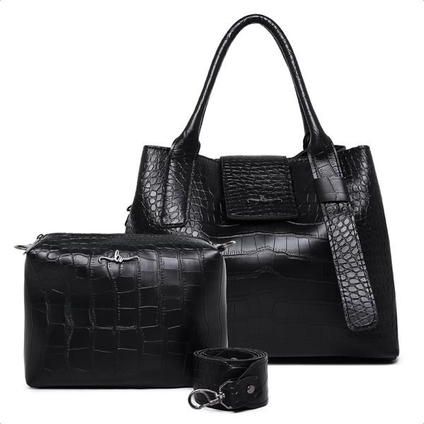 Bolsa Feminina Lorena Rodrigues Lançamento Preto