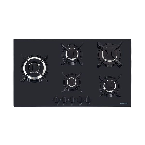 COOKTOP PENTA SIDE PLUS PRETO 5GG TRI 90