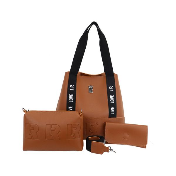 Bolsa Feminina Totebag Saco Kit + Carteira + Necessaire 08