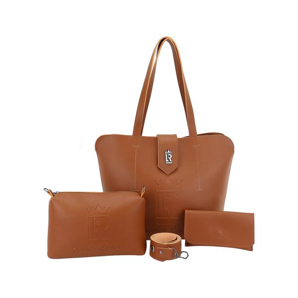 Bolsa Feminina Shopper Shopbag + Necessaire +carteira Kit 05