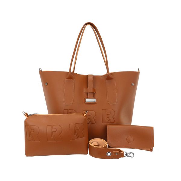 Bolsa Feminina Shopper Grande Kit + Carteira + Necessaire 07