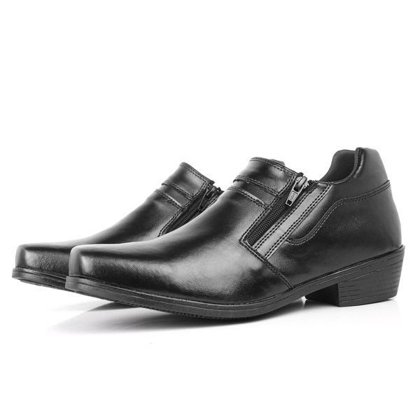 Bota Social Masculina Confortável Ziper Lançamento