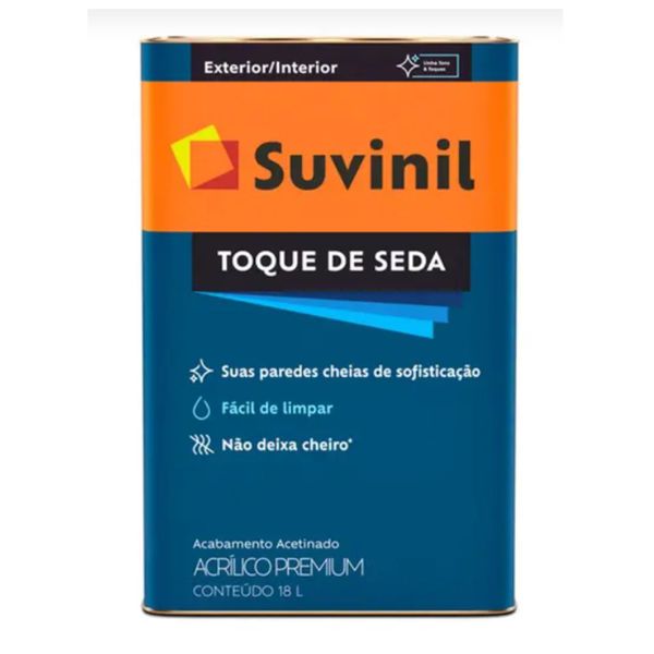 Tinta Acrílica Premium Toque de Seda Branco Acetinado Suvinil 18L