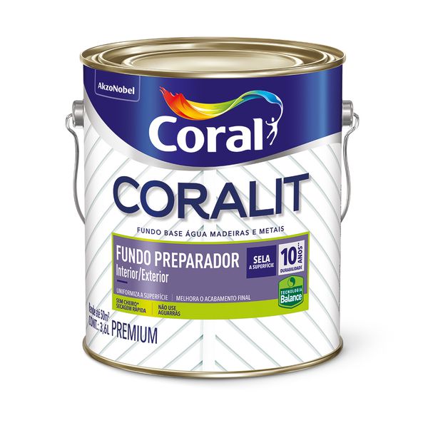 Fundo Preparador Balance Coralit 3,6L