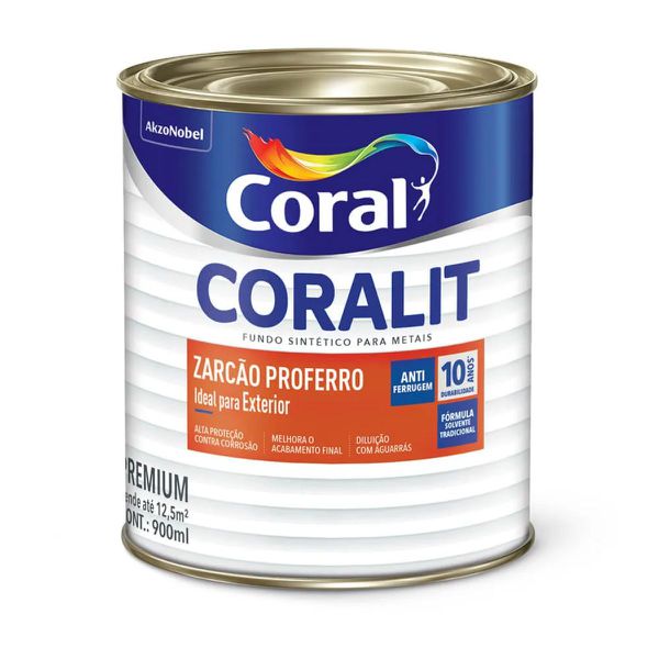 Fundo Zarcão Proferro Antioxido Coralit 900ml