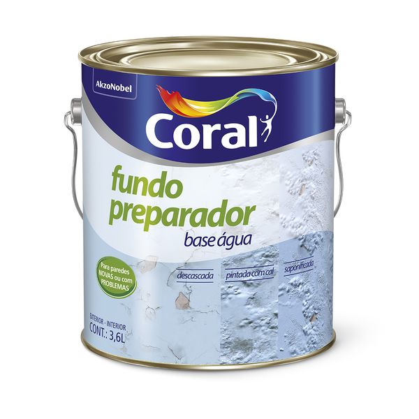 Fundo Preparador Base Água Coral 3,6L