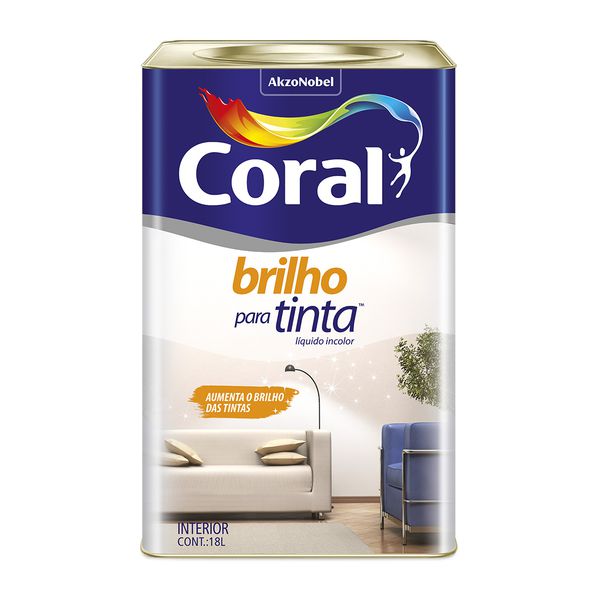 Brilho Para Tinta Líquido Incolor Coral 18L