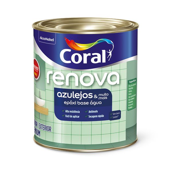 Renova Azulejos Base Água Brilhante Branco Wandepoxy 900ml