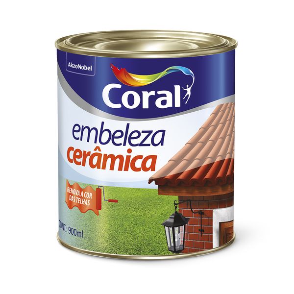 Tinta Cerâmica Embeleza Coral 900ml