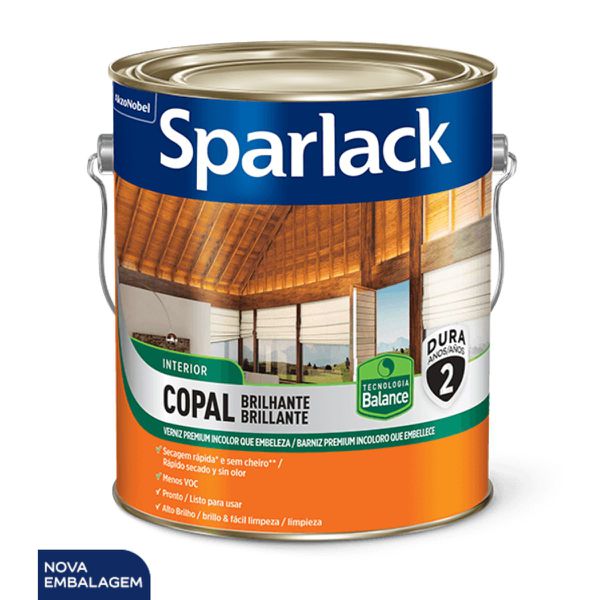 Verniz Copal Balance Incolor Sparlack 900ml