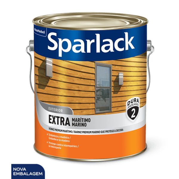 Verniz Extra Marítimo Sparlack Fosco 900ml
