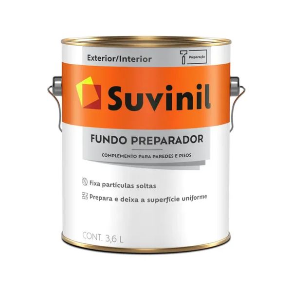 Fundo Preparador Base Água Suvinil 3,6L