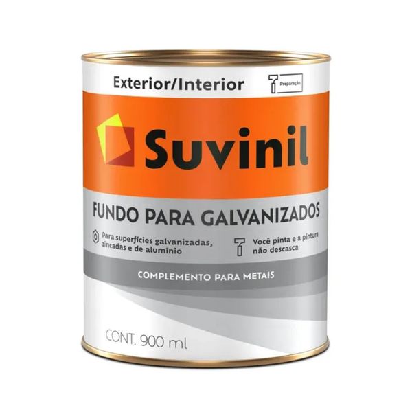Fundo Galvanizado Base Solvente Suvinil 900ml