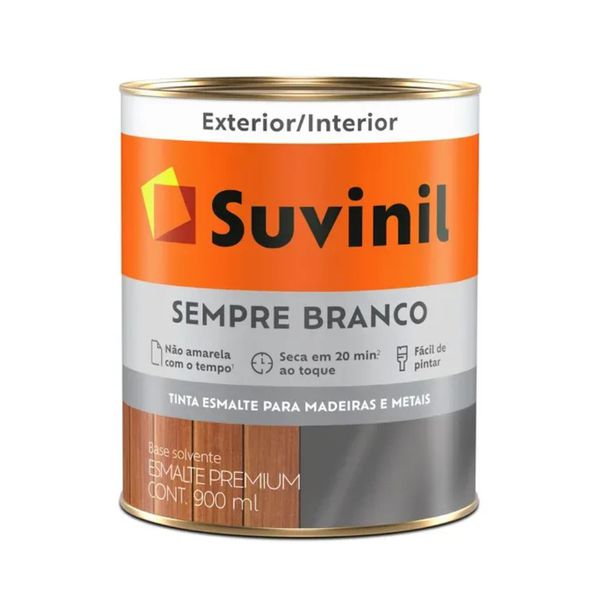 Tinta Esmalte Sempre Branco Brilhante Suvinil 900ml