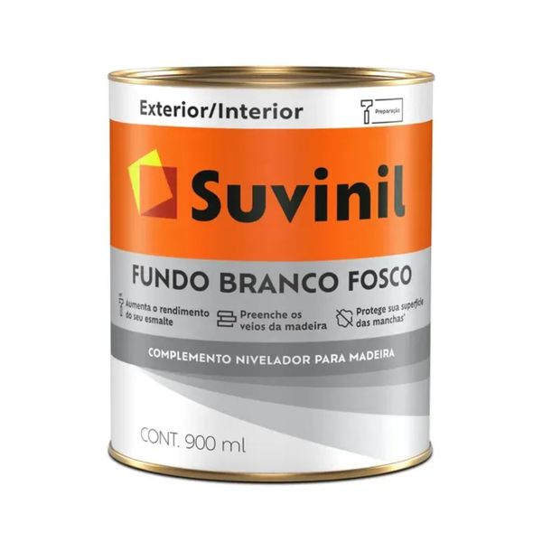 Fundo Branco Fosco Madeira Suvinil 900ml