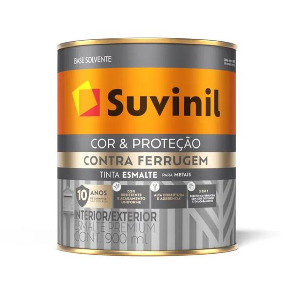 Esmalte Contra Ferrugem Brilhante Suvinil 900ml