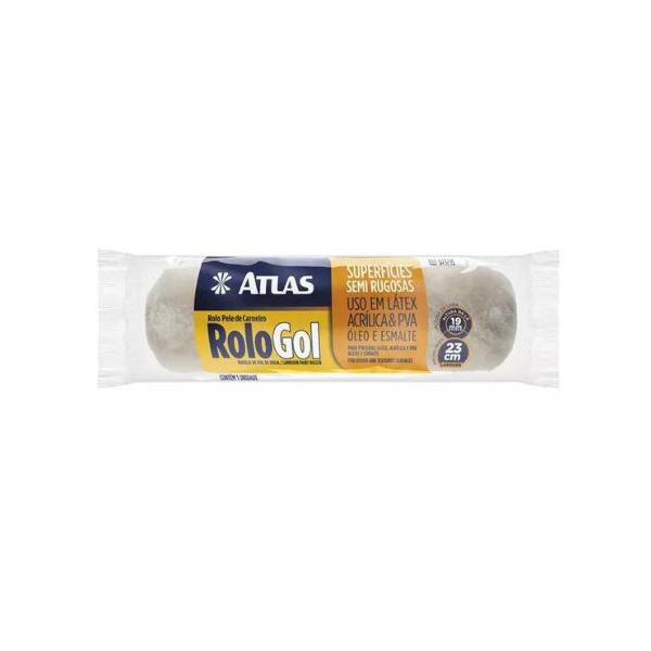 Rolo de Lã Comum 23 cm 923/19 Gol ATLAS