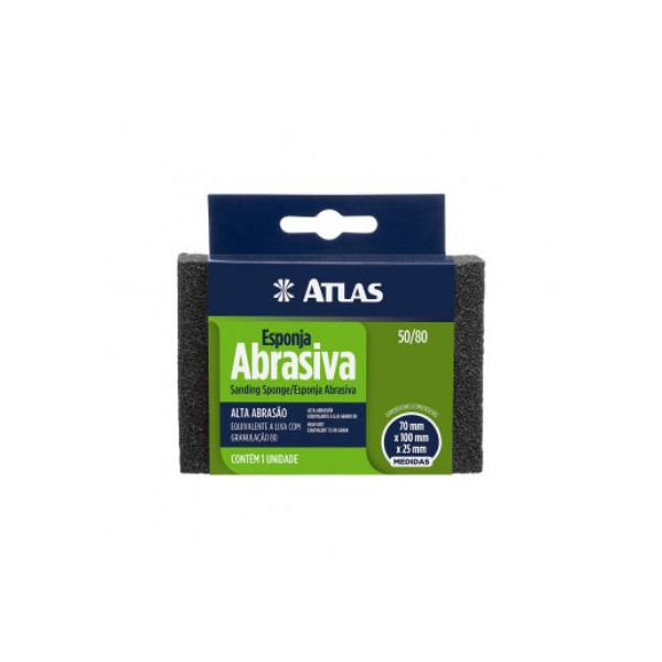 Esponja Abrasiva Alta 50/80 ATLAS