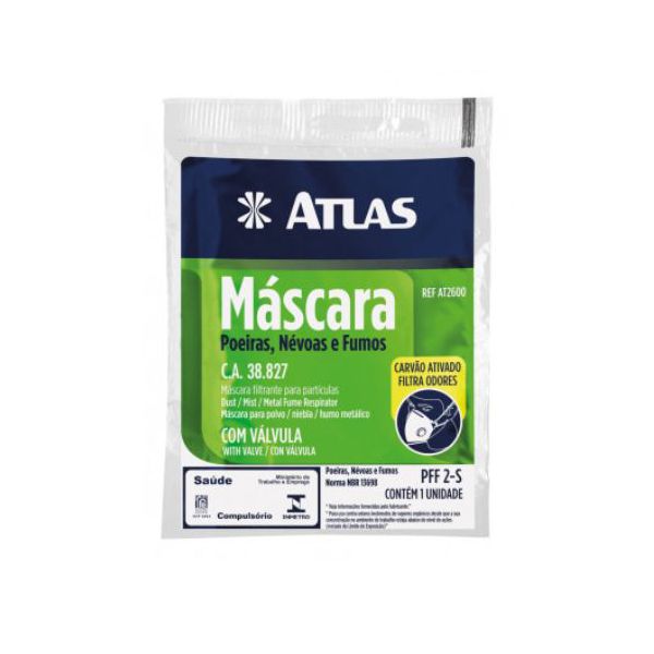 Máscara de Feltro c/ Válvula PFF2 AT2600 ATLAS
