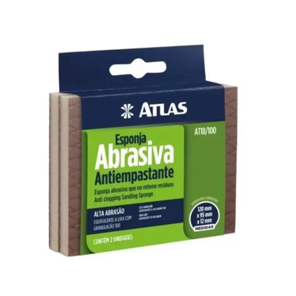 Esponja Abrasiva 120X95 ALTA AT18/100 ATLAS