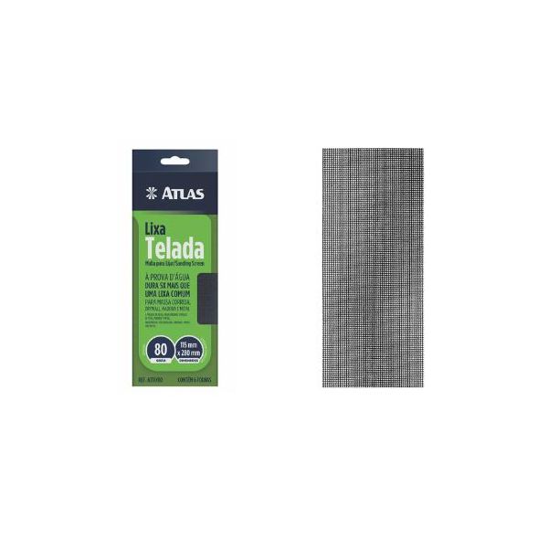 Folha Abrasiva Telada 115X280 080 AT17/80 ATLAS