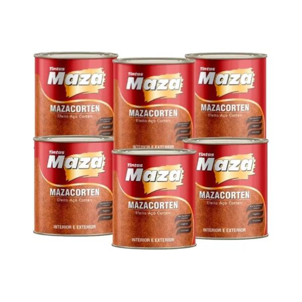 Kit Efeito Aço Corten Maza 4,5l 